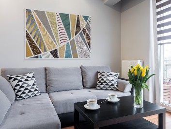 Parabola stylu - nowoczesny obraz do salonu - 120x80 cm