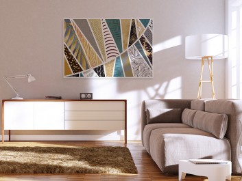 Parabola stylu - nowoczesny obraz do salonu - 120x80 cm