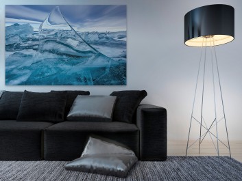 Kryształ Islandii - fotografia na płótnie - 120x80 cm