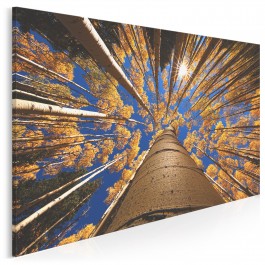 Rudozłoty las - zdjęcie na płótnie - 120x80 cm