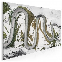 Slalom gigant - fotoobraz do sypialni - 120x80 cm