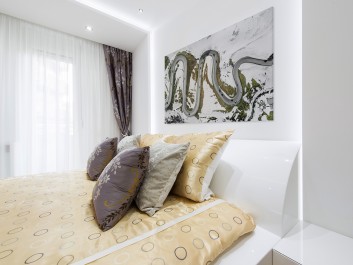 Slalom gigant - fotoobraz do sypialni - 120x80 cm