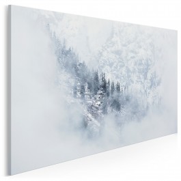 Śnieżne kotły - nowoczesny obraz na płótnie - 120x80 cm