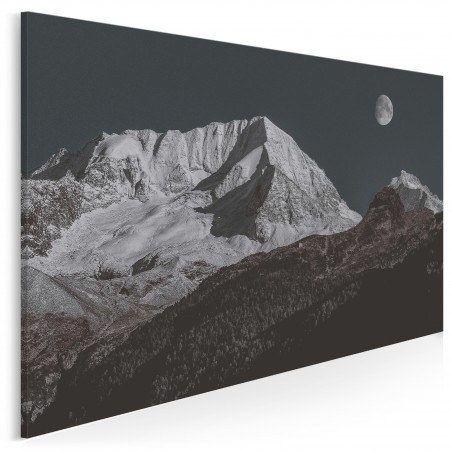 Góry księżycowe - fotoobraz do sypialni - 120x80 cm