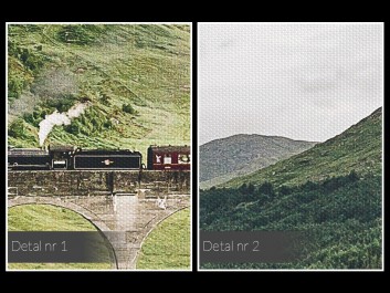 Hogwart express - fotoobraz do salonu - 120x80 cm