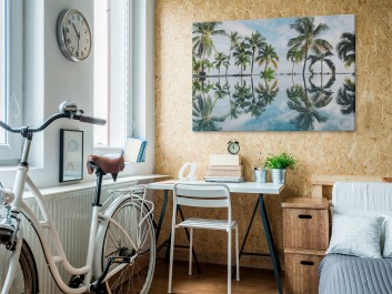 Rajska wyspa - fotoobraz na płótnie - 120x80 cm