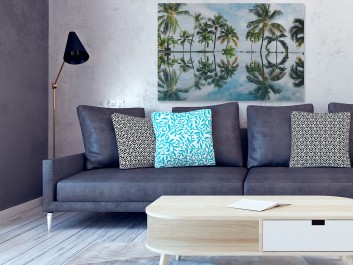 Rajska wyspa - fotoobraz na płótnie - 120x80 cm