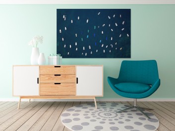 Cumowanie - fotografia na płótnie - 120x80 cm