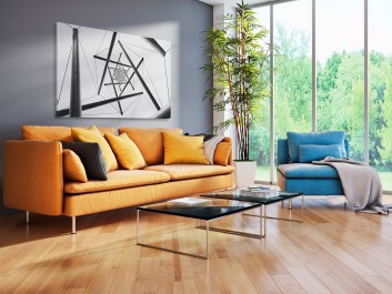 W pułapce czasu - fotoobraz do salonu - 120x80 cm