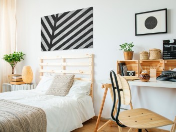 Jodłowanie - fotoobraz do sypialni - 120x80 cm