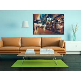 Promenada dusz  - nowoczesny obraz na płótnie - 120x80cm