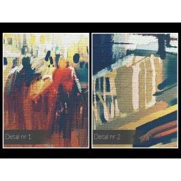 Promenada dusz  - nowoczesny obraz na płótnie - 120x80cm