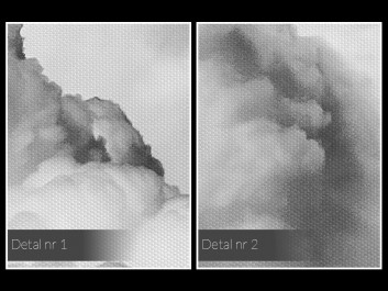 Obłoki niepewności - zdjęcie na płótnie - 120x80 cm