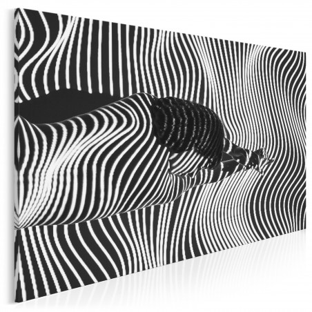 Teoria strun - nowoczesny obraz na płótnie - 120x80 cm