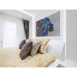 Anastasis - nowoczesny obraz do sypialni - 120x80 cm