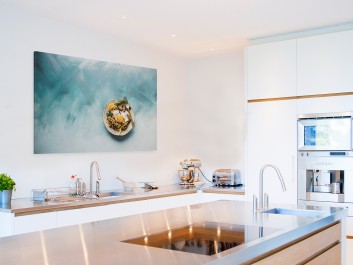 Niebiański smak - fotoobraz do kuchni - 120x80 cm