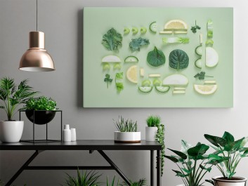 Zrównoważona dieta - fotoobraz do kuchni - 120x80 cm Zrównoważona dieta - fotoobraz do kuchni - 120x80 cm