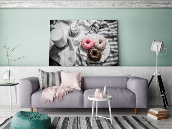 Słodki podwieczorek - fotoobraz do kuchni - 120x80 cm