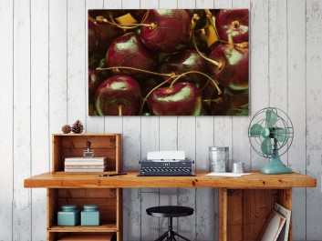 Cherry ladies - fotoobraz do kuchni - 120x80 cm