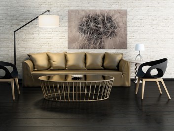 Kielichowy puch - fotoobraz do salonu - 120x80 cm Kielichowy puch - fotoobraz do salonu - 120x80 cm