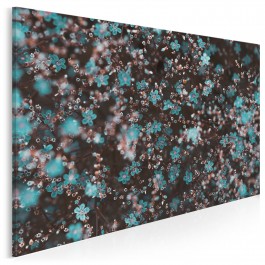 Niezapominajki z bajki - fotografia na płótnie - 120x80 cm