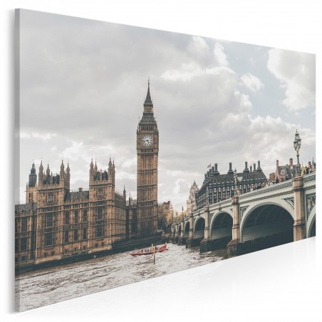 Serce Londynu - fotoobraz do sypialni - 120x80 cm