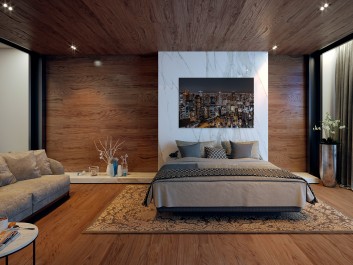 Niebo nad Osaką - fotografia na płótnie