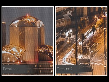 Niebo nad Osaką - fotografia na płótnie - 120x80 cm