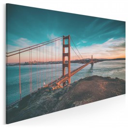 Cieśnina Golden Gate - nowoczesny obraz na płótnie - 120x80 cm