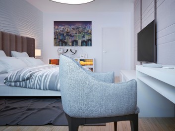 Globalna wioska - fotoobraz do sypialni - 120x80 cm