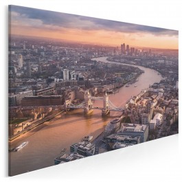 Tower Bridge z lotu ptaka - zdjęcie na płótnie - 120x80 cm