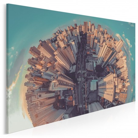 City vibes - nowoczesny obraz na płótnie - 120x80 cm