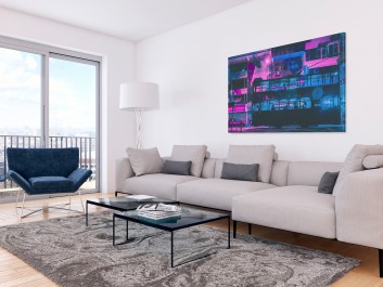 Autobass - fotoobraz do sypialni - 120x80 cm