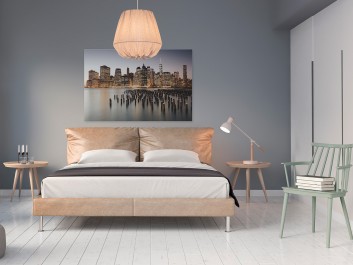 Pocztówka zza oceanu - fotoobraz na płótnie - 120x80 cm