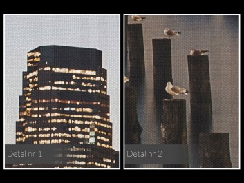 Pocztówka zza oceanu - fotoobraz na płótnie - 120x80 cm