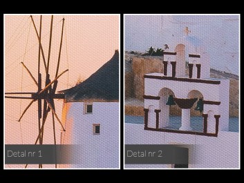 Oia - Santorini - zdjęcie na płótnie - 120x80 cm Oia - Santorini - zdjęcie na płótnie - 120x80 cm