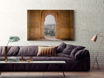 Antyczna świątynia - fotoobraz do sypialni - 120x80 cm Antyczna świątynia - fotoobraz do sypialni - 120x80 cm