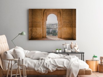 Antyczna świątynia - fotoobraz do sypialni - 120x80 cm Antyczna świątynia - fotoobraz do sypialni - 120x80 cm