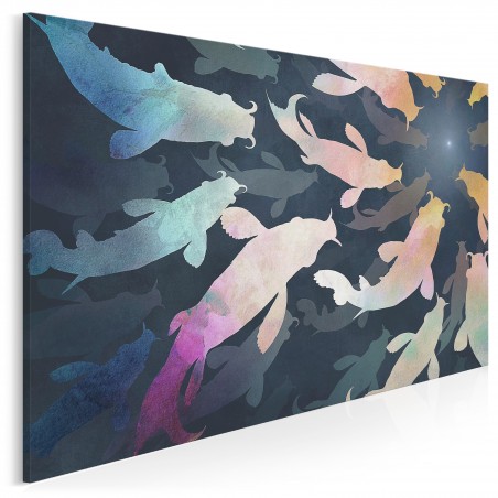 Suma sumarum - nowoczesny obraz do salonu - 120x80 cm