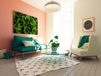 Fluktuacja - nowoczesny obraz na płótnie - 120x80 cm Fluktuacja - nowoczesny obraz na płótnie - 120x80 cm