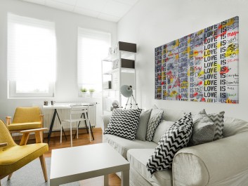 100 kolorów miłości - fotoobraz do salonu - 120x80 cm 100 kolorów miłości - fotoobraz do salonu - 120x80 cm