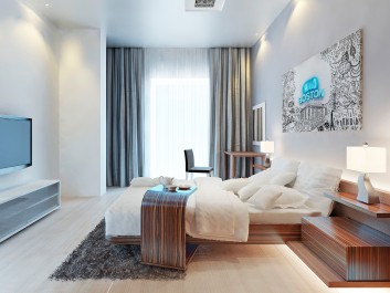 Hello Boston - zdjęcie na płótnie - 120x80 cm