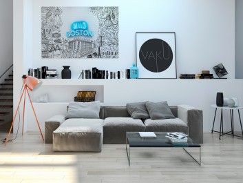 Hello Boston - zdjęcie na płótnie - 120x80 cm