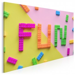 Fun - fotoobraz na płótnie - 120x80 cm