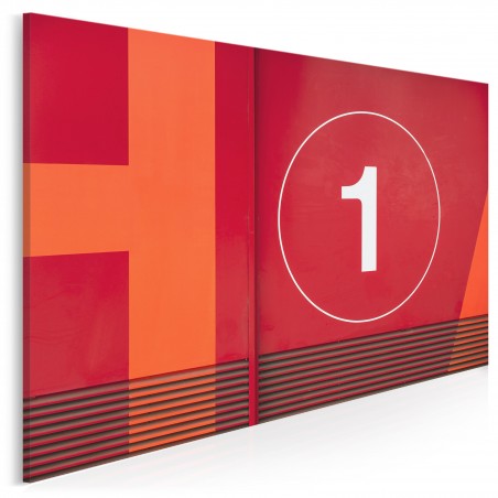 Number 1 - nowoczesny obraz do sypialni - 120x80 cm