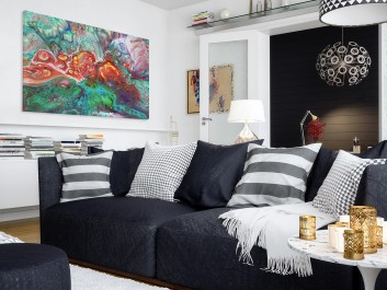 Rafa koralowa - nowoczesny obraz na płótnie - 120x80 cm