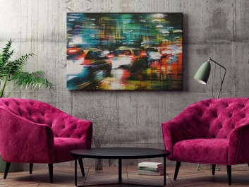 Nowojorski spleen - fotoobraz do salonu Nowojorski spleen - fotoobraz do salonu