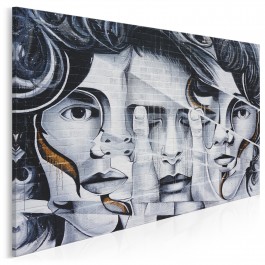 Twarzą w twarz - fotoobraz do sypialni - 120x80 cm