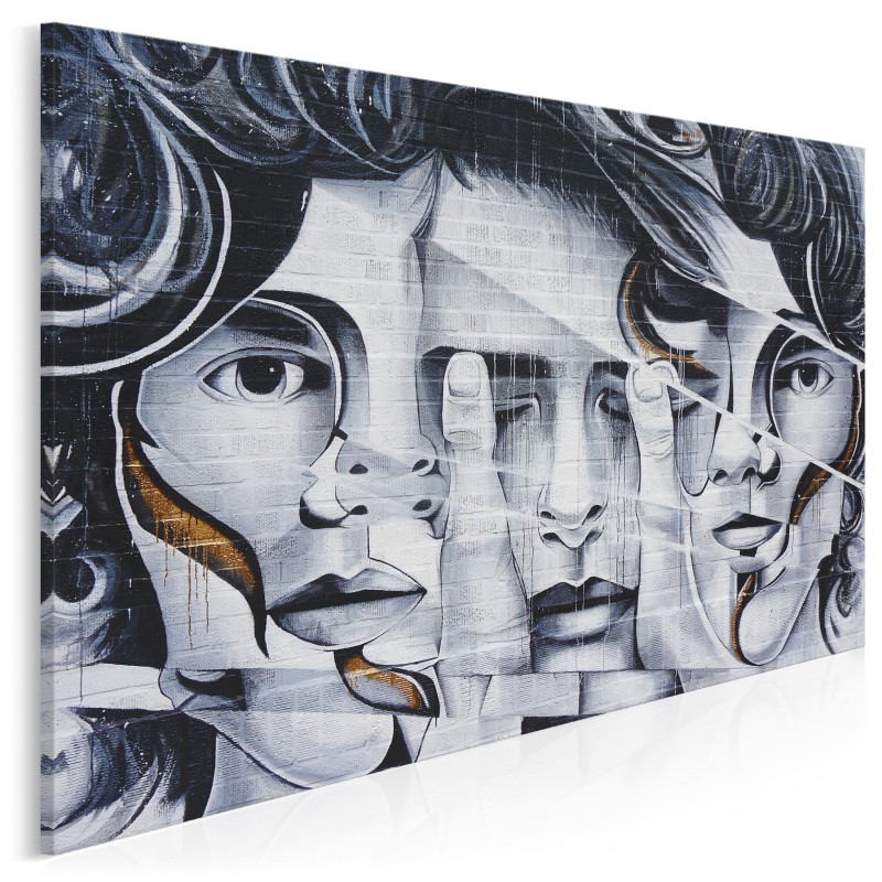 Twarzą w twarz - fotoobraz do sypialni - 120x80 cm Twarzą w twarz - fotoobraz do sypialni - 120x80 cm