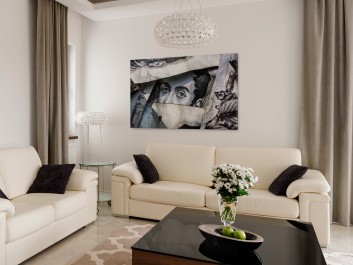 Wzrok Bolivara - fotoobraz na płótnie - 120x80 cm